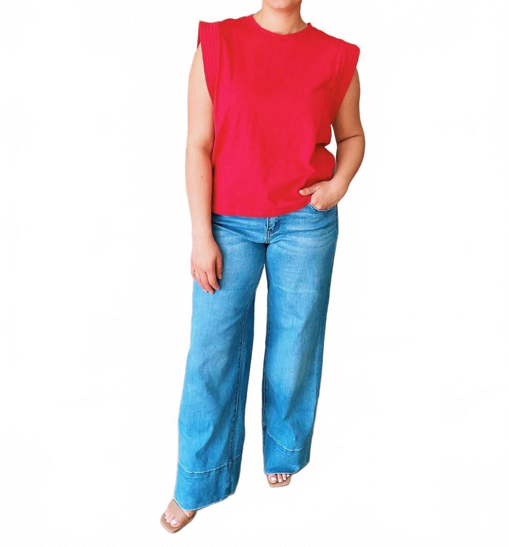 NEW APNY rachel tee in red